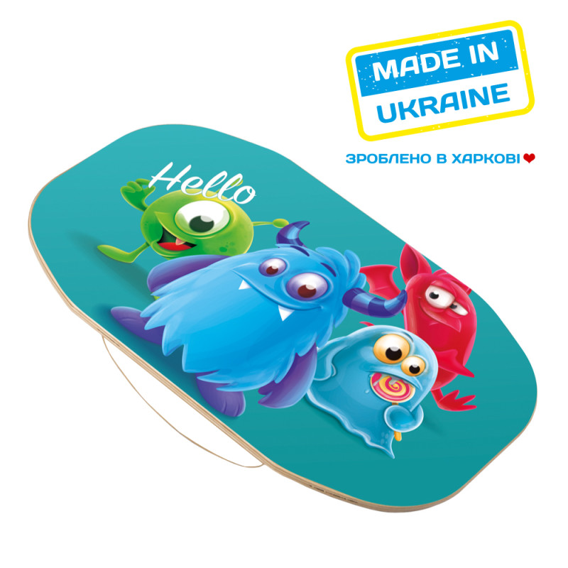 Дитячий баланс борд InGwest Monsters Corp злитий для 3-6 років-1