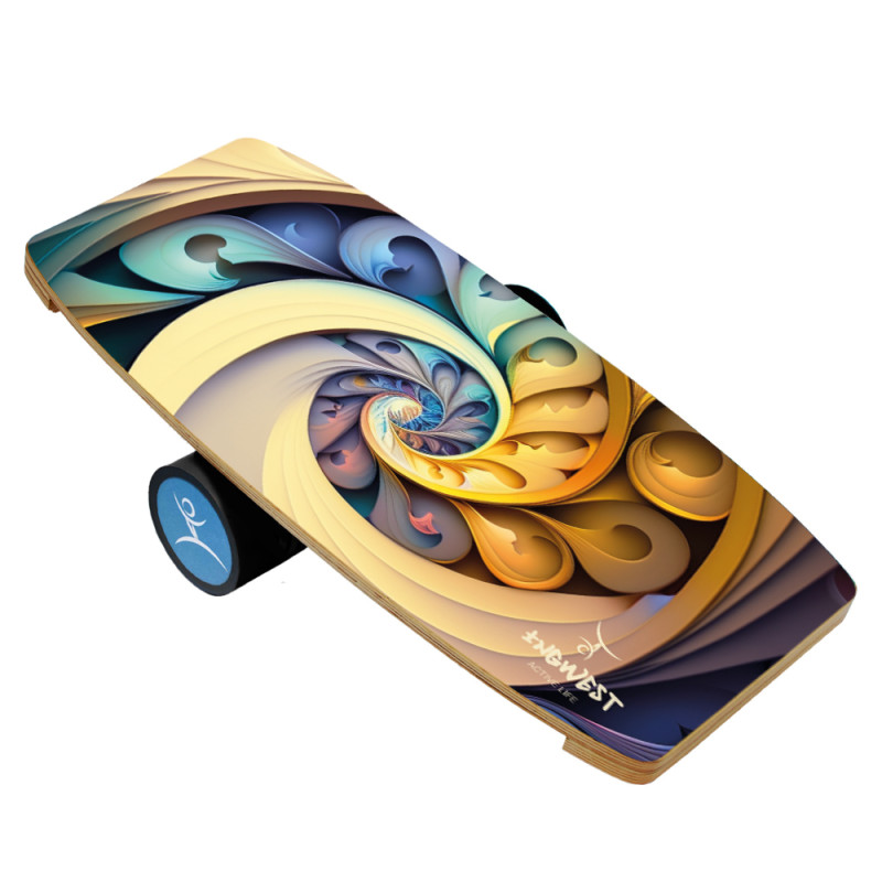 Баланс борд InGwest Spiral CL з прогумованим ролером - 10.5 см