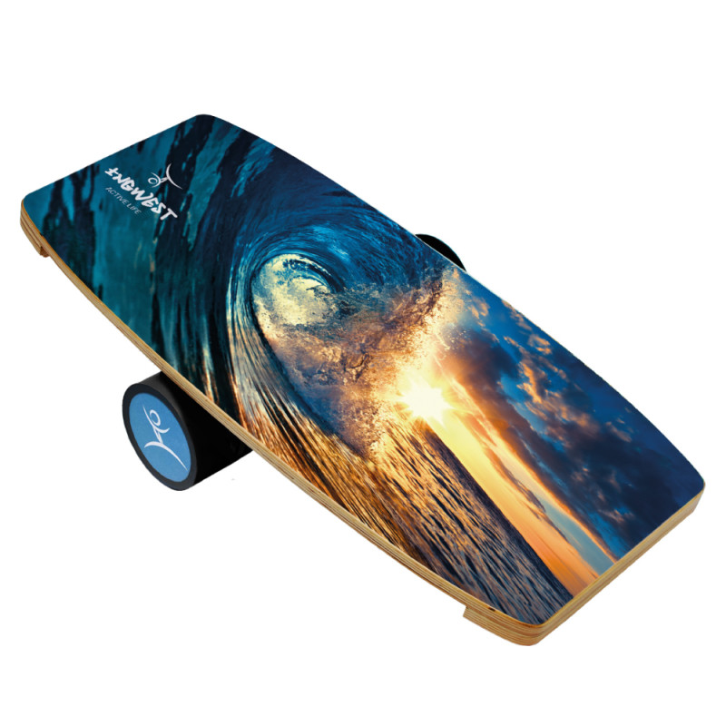 Баланс борд InGwest Sunset wave з прогумованим ролером - 10.5 см