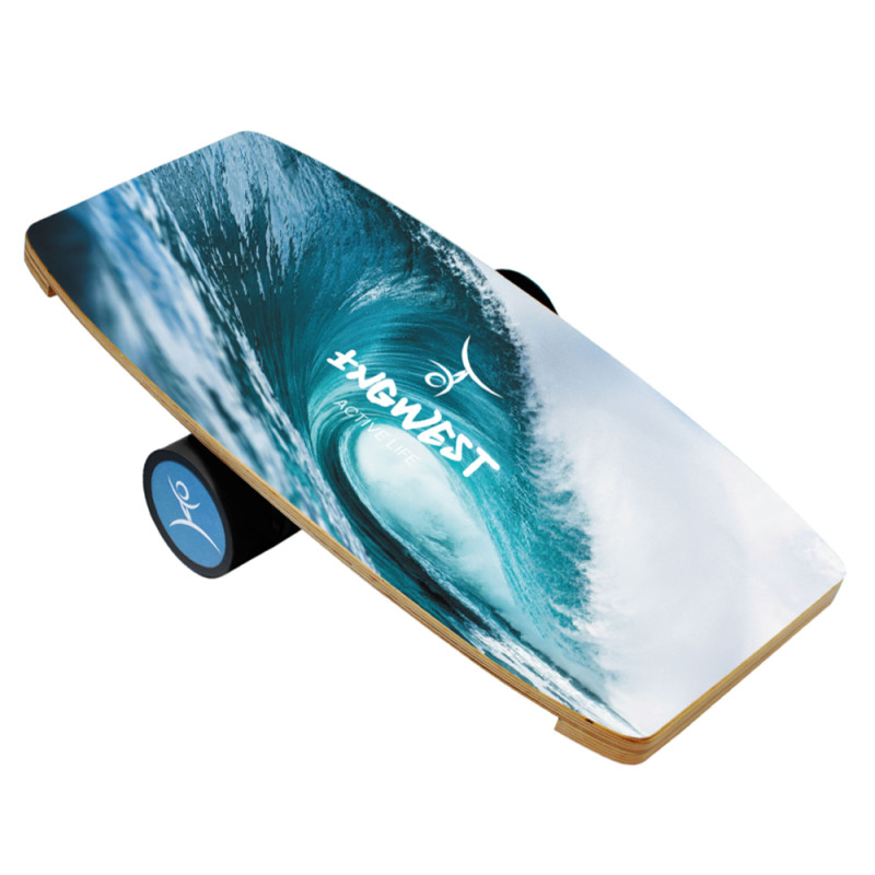 Баланс борд InGwest Big Wave з прогумованим ролером - 10.5 см