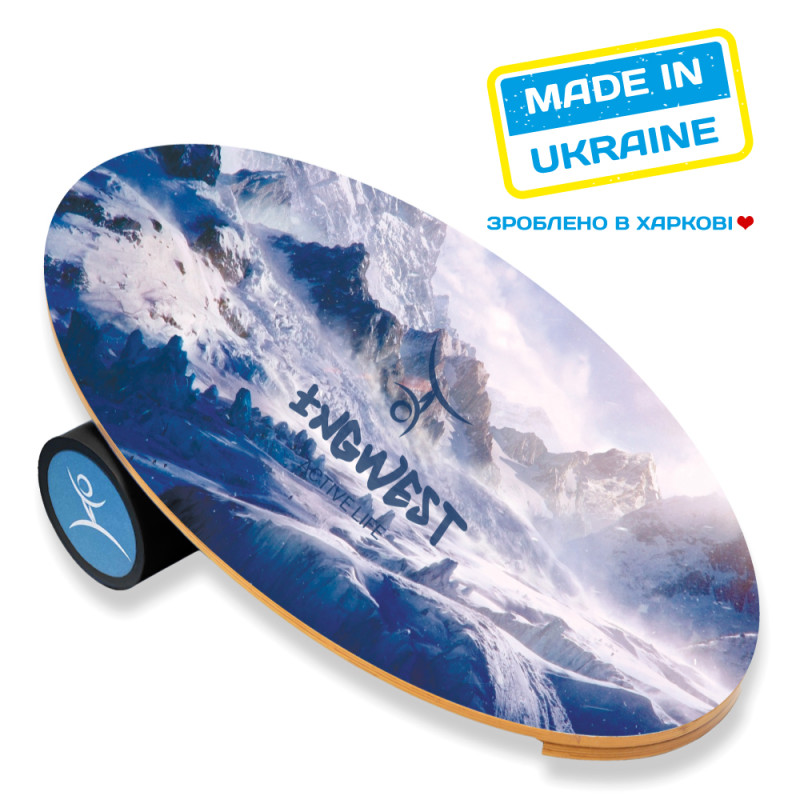 Баланс борд InGwest Mountains з прогумованим ролером - 10.5 см-1