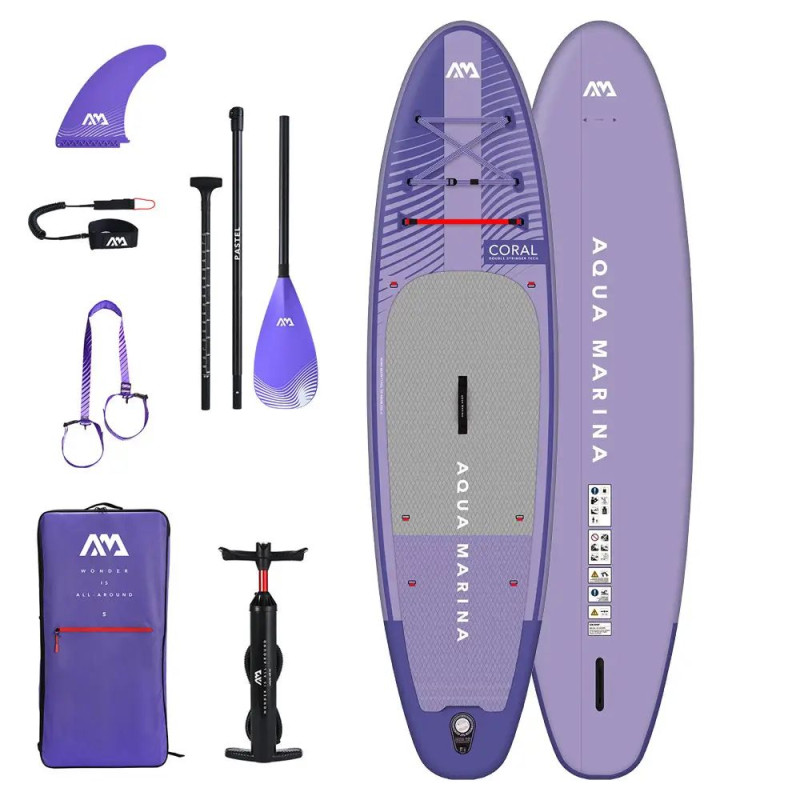 Сапборд Aqua Marina CORAL NF ADVANCED 10'2" 2023 — надувна дошка для САП серфінгу, sup board BT-23COPN