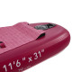 Сапборд Aqua Marina CORAL TOURING RASPBERRY 11'6 2023 — надувна дошка для САП серфінгу, sup board BT-23CTPR