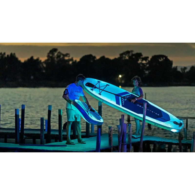 Сапборд Aqua Marina RAY 11'0" - надувна дошка для САП серфінгу з підсвіткою BT-26RAY-8