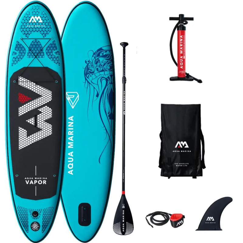 Сапборд Aqua Marina Vapor 9'10" — надувна дошка для САП серфінгу, sup bard