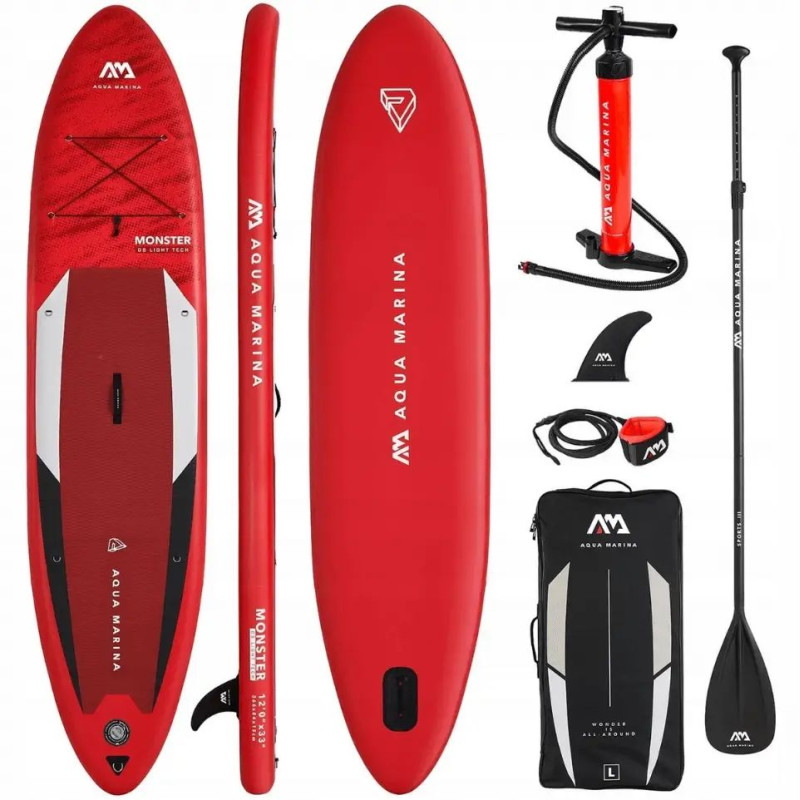 Сапборд Aqua Marina Monster 12' — надувна дошка для САП серфінгу, sup board
