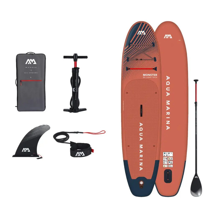 Сапборд Aqua Marina MONSTER 12'0" — надувна дошка для САП серфінгу, sup board BT-23MOP