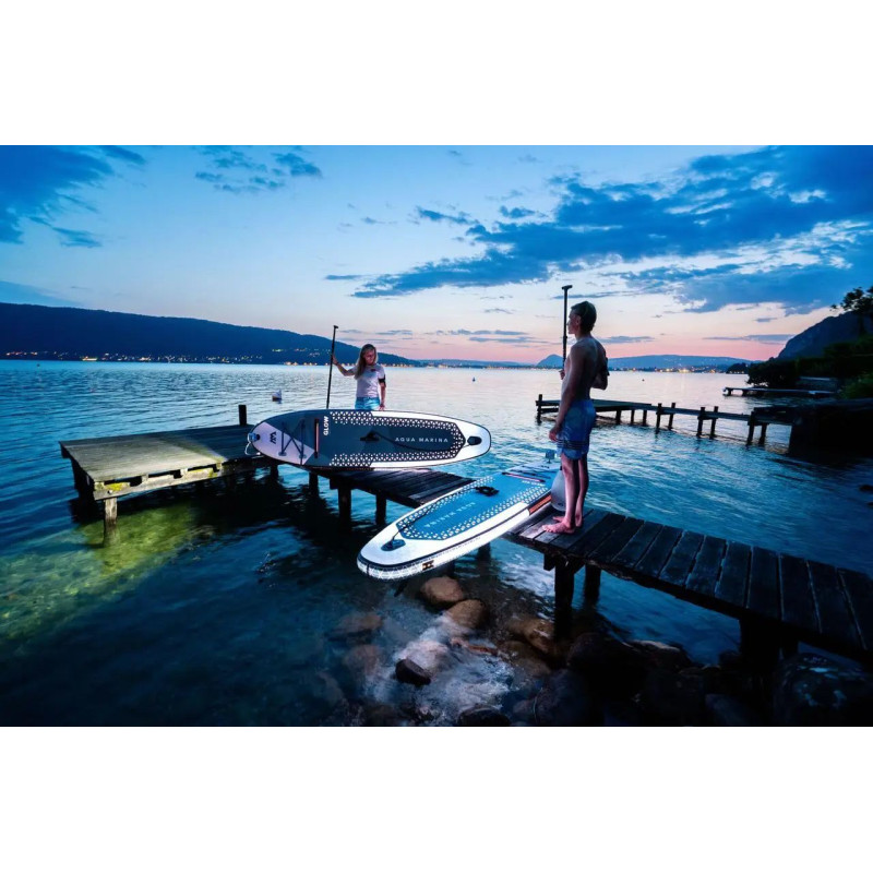Сапборд Aqua Marina GLOW Glowing Series 10'4″ - надувна дошка для САП серфінгу, що світиться, BT-24GL-9