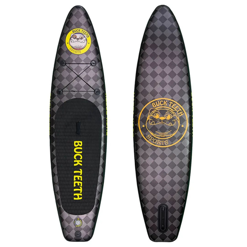 Сапборд Buck Teeth Classic Black 11'6" (Б/В, в комплекті тільки САП та Плавник) — надувна дошка для САП серфінгу