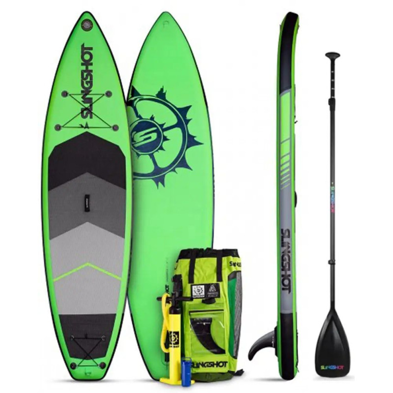 Сапборд Slingshot Crossbreed Airtech 11'0 Green, 2021 — дошка для САП серфінгу, sup board