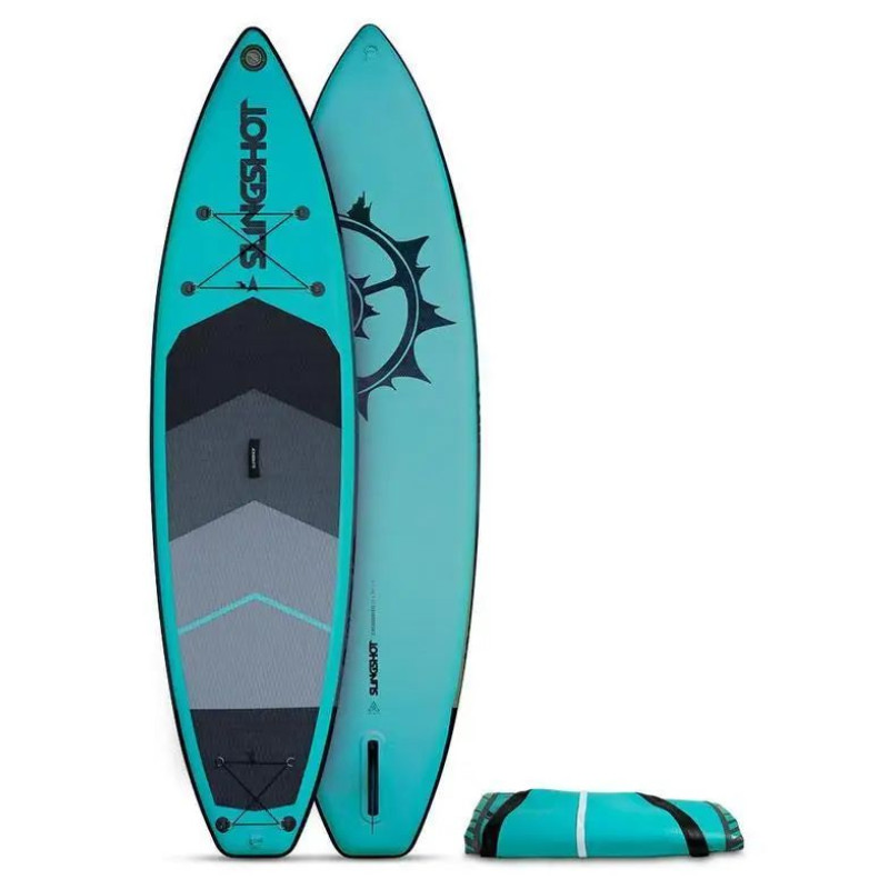Сапборд Slingshot Crossbreed Airtech 11'0 Aqua, 2021 — дошка для САП серфінгу, sup board-1