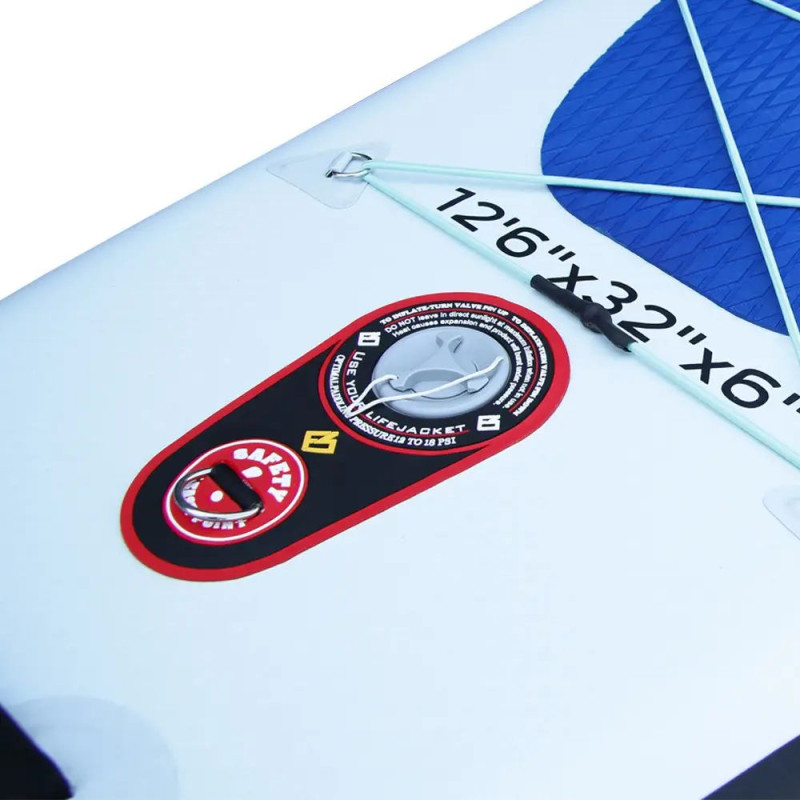 Сапборд Focus SUP Hawaii GBA 12'6" x 32" x 6" — надувна дошка для САП серфінгу, sup board-1