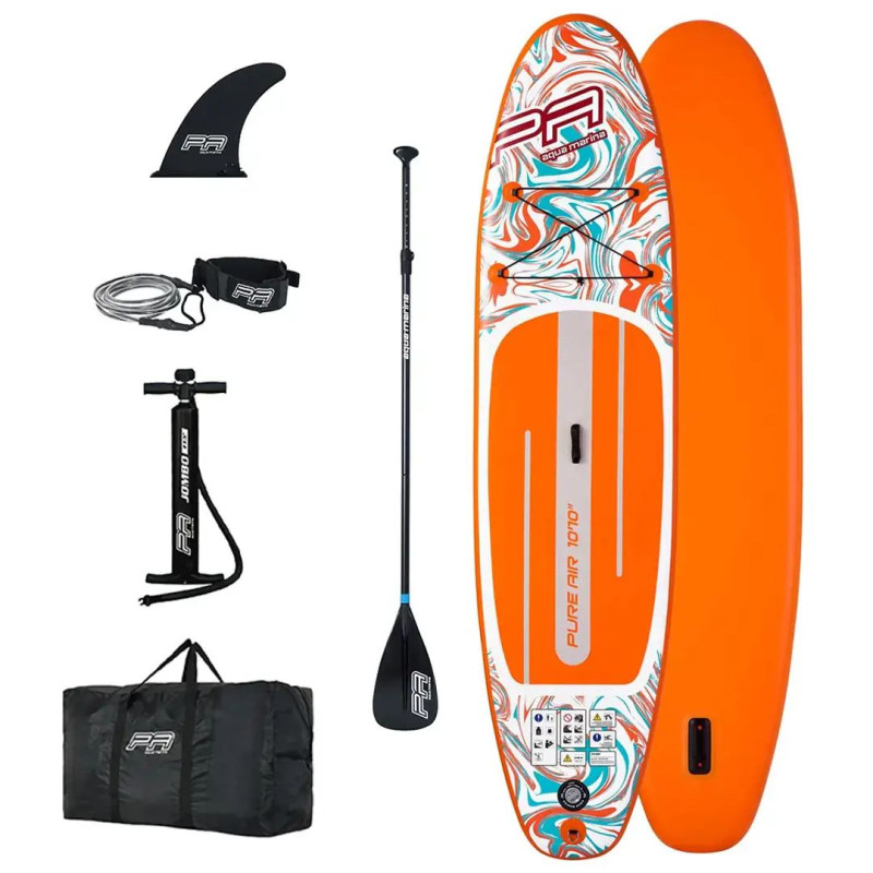 Сапборд Aqua Marina PURE AIR 10‘10“ 2025 - надувна дошка для САП серфінгу, sup board PA-25C330