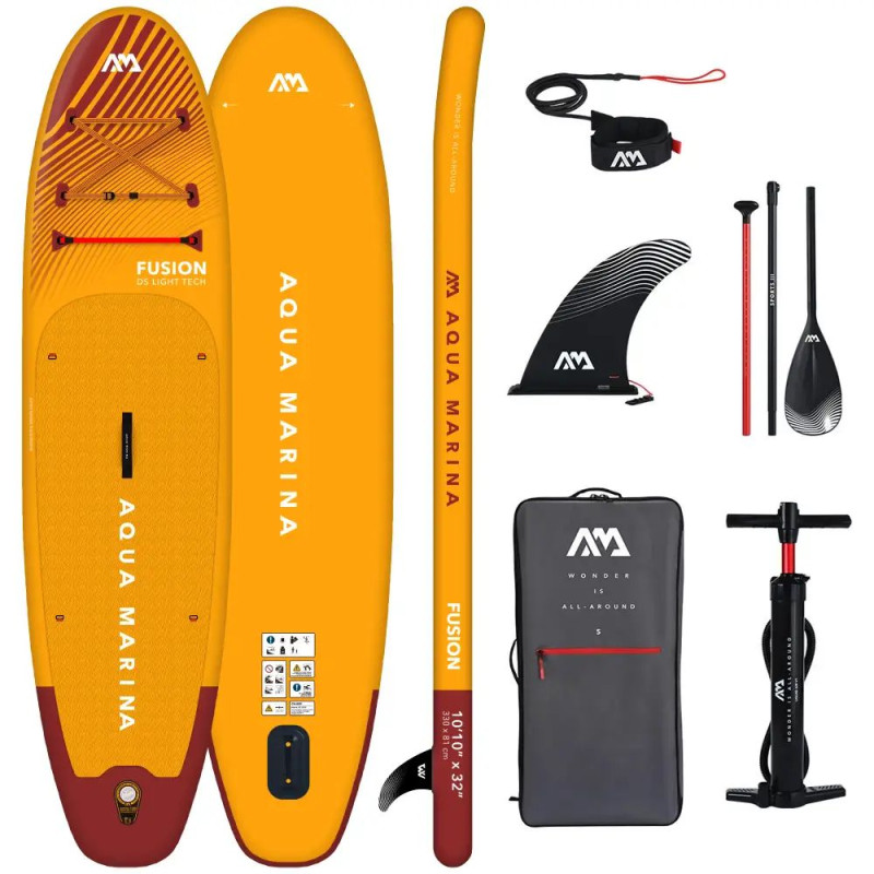 Сапборд Aqua Marina FUSION 10'10" BT-23FUP  — надувна дошка для САП серфінгу, sup board