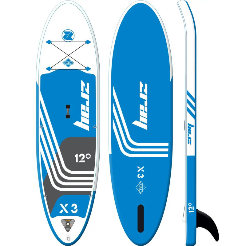 Сапборд Z-RAY X-RIDER EPIC 12" — надувна дошка для САП серфінгу, sup board-3