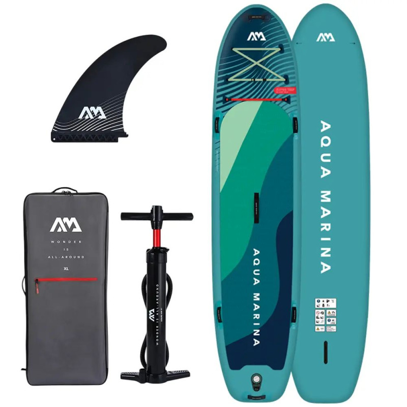 Сапборд Aqua Marina SUPER TRIP 12'6" 2025 — сімейна надувна дошка для САП серфінгу, sup board BT-24ST01