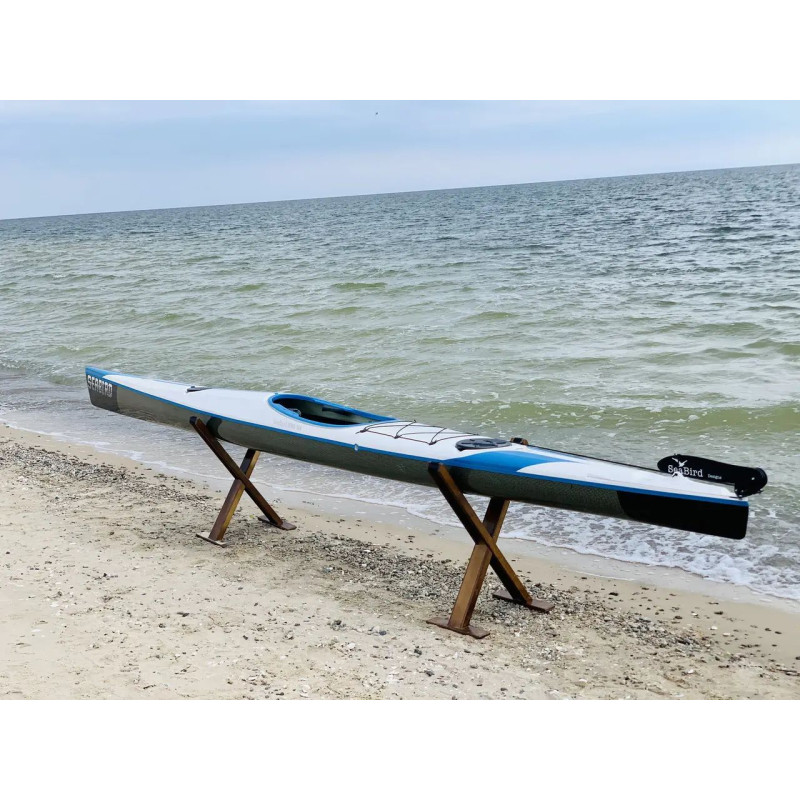 Каяк спортивний одномісний для тренувань Seabird Sport 600 kayak гоночний, байдарка для спорту та відпочинку-5