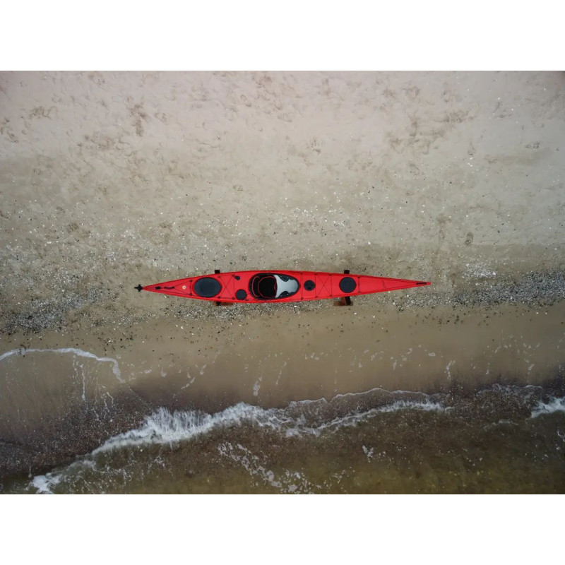 Каяк туристичний одномісний для спорту та риболовлі Seabird XP 507 kayak рибальський, байдарка червоний-5