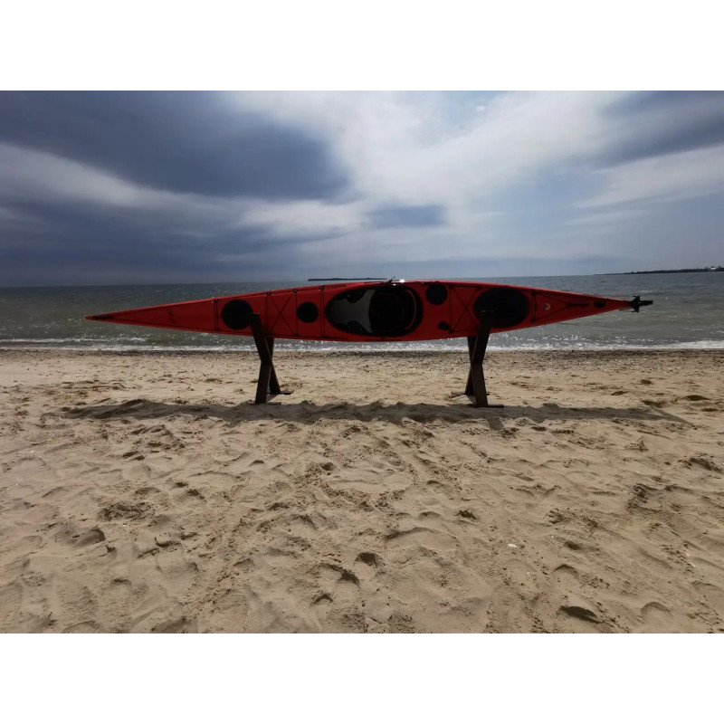 Каяк туристичний одномісний для спорту та риболовлі Seabird XP 507 kayak рибальський, байдарка червоний-7