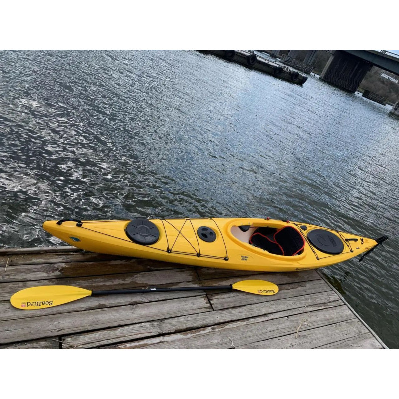 Каяк туристичний одномісний для спорту, риболовля Seabird Expedition Afjord kayak рибальський, байдарка-4