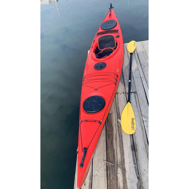 Каяк туристичний одномісний для спорту та риболовлі Seabird Discovery 430 T kayak рибальський, байдарка-3