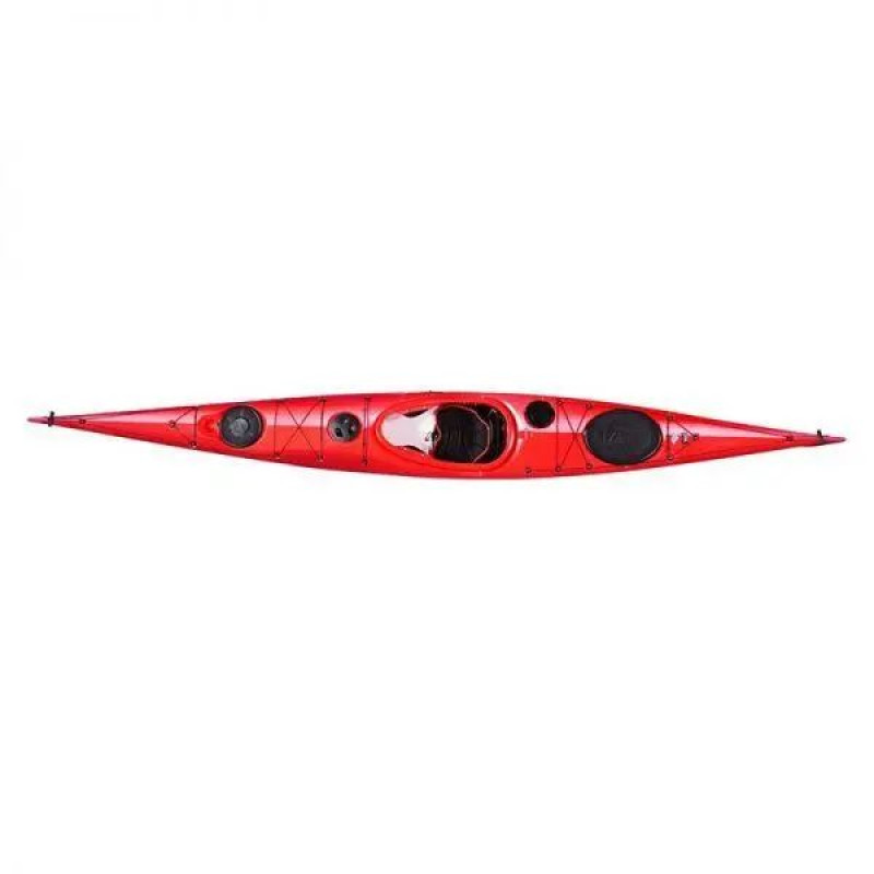Каяк туристичний одномісний для спорту та риболовлі Seabird Designs R Scott MV HDPE red kayak, байдарка-1