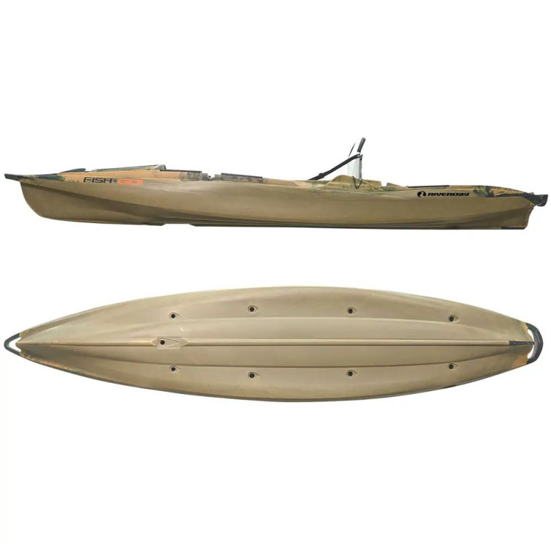 Каяк Riverday Fish-n-GO! 400 х 85 см — одномісний рибальський каяк-1