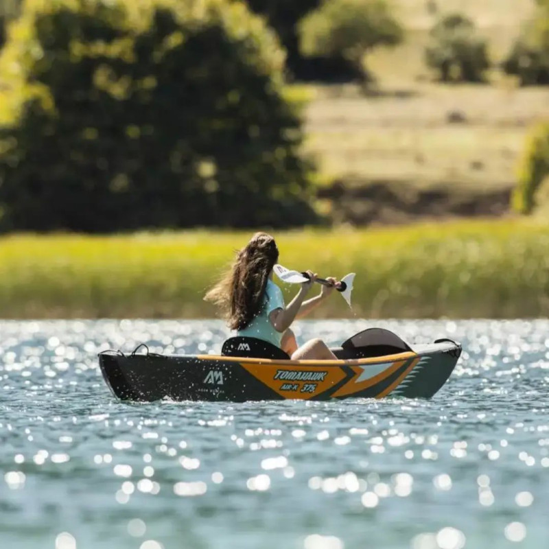 Каяк AQUA MARINA TOMAHAWK Air-K 12'4 — надувний швидкохідний одномісний каяк-5