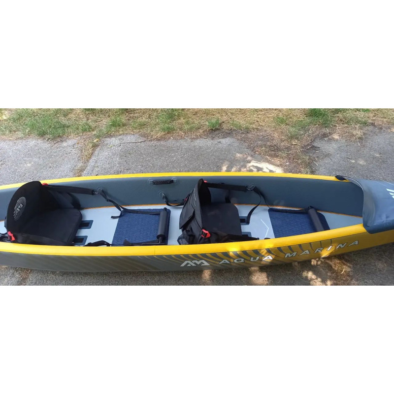 Каяк AQUA MARINA TOMAHAWK AIR-K 14'5" Б/В — надувний двомісний швидкохідний каяк-3