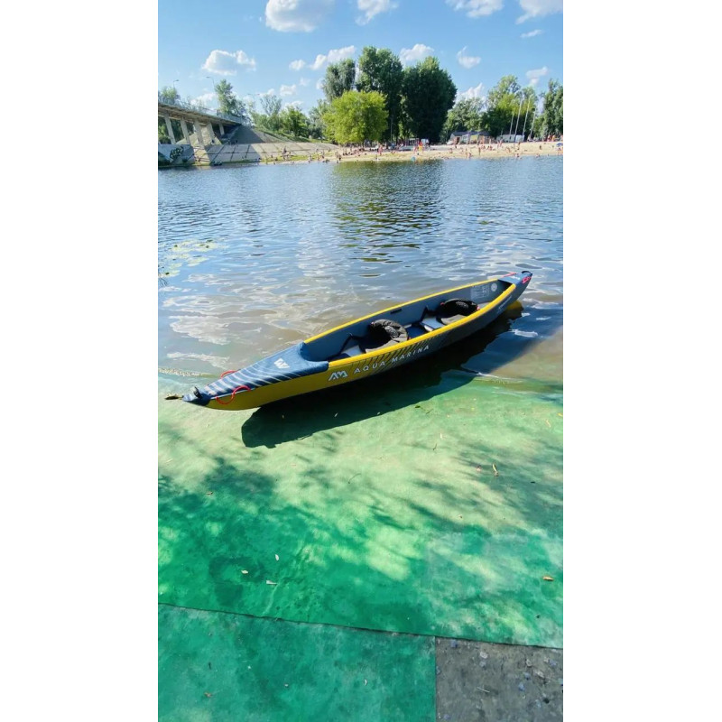 Каяк AQUA MARINA TOMAHAWK AIR-K 14'5" Б/В — надувний двомісний швидкохідний каяк-8