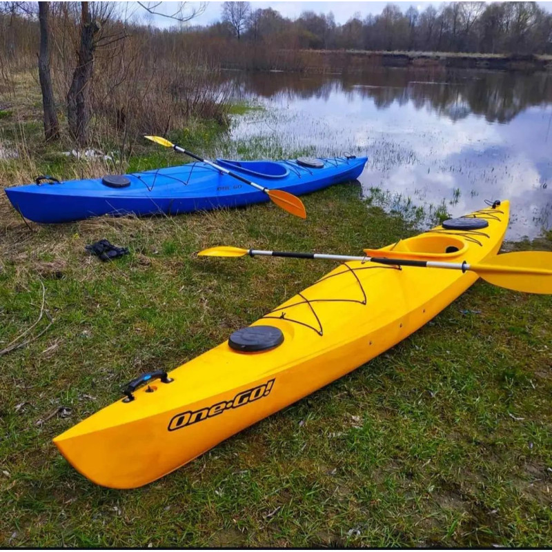Каяк Riverday One GO 440 х 61 — одномісний Sit-in каяк для прокату та особистого використання, sit-in kayak-4