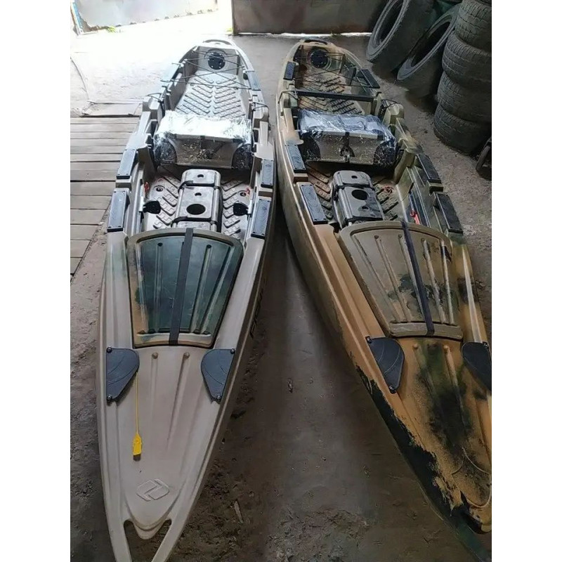 Каяк Riverday Fish-n-GO! 400 х 85 см (Не кондиція - дрібний брак) — одномісний рибальський каяк-4