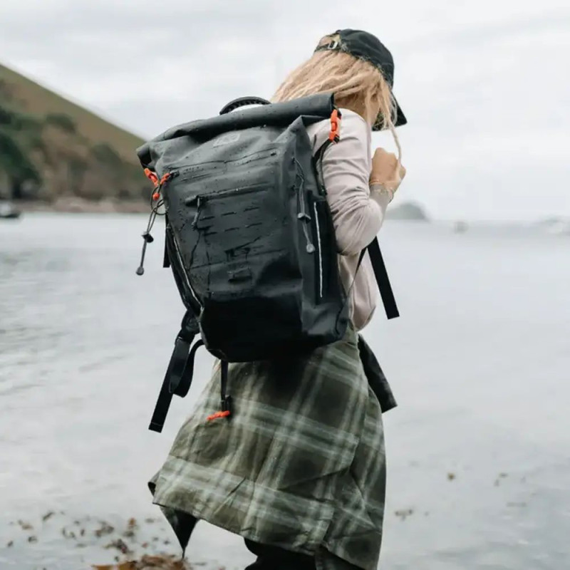 Водонепроникний рюкзак Red Waterproof Backpack 30L, Black-8