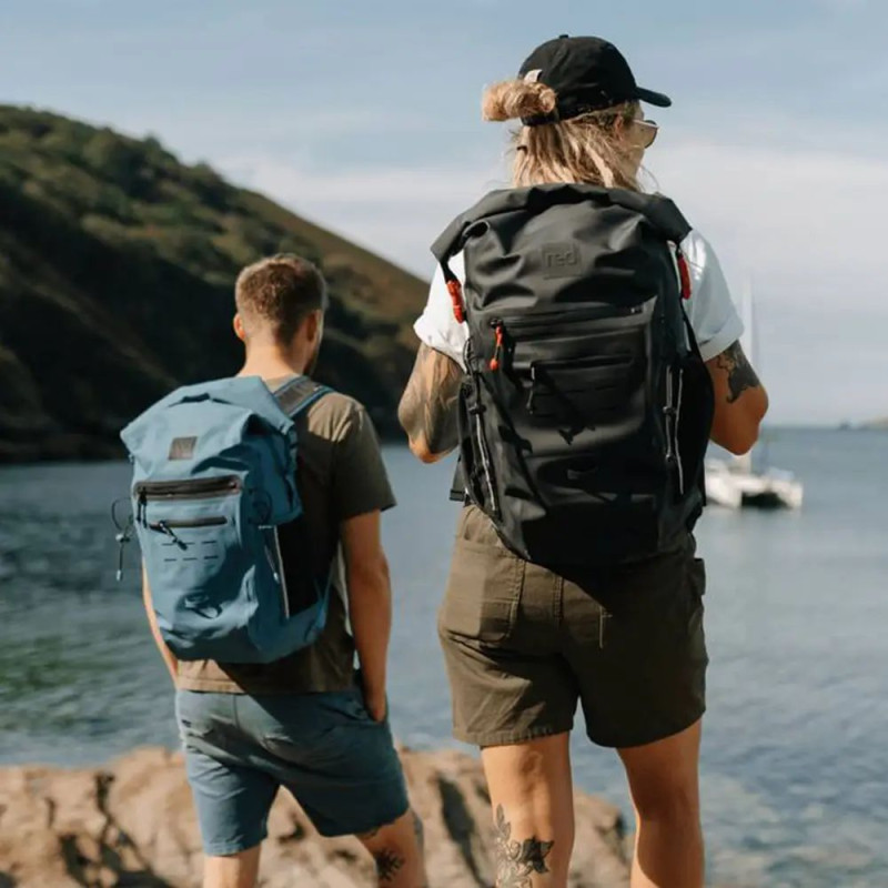 Водонепроникний рюкзак Red Waterproof Backpack 30L, Black-9