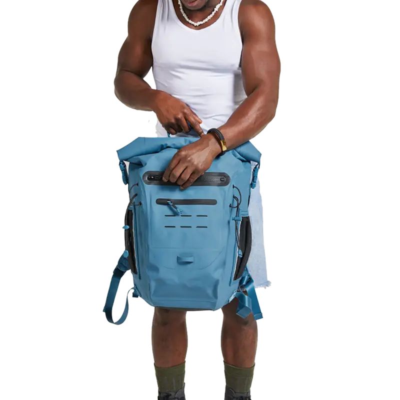 Водонепроникний рюкзак Red Waterproof Backpack 30L, Storm Blue-5