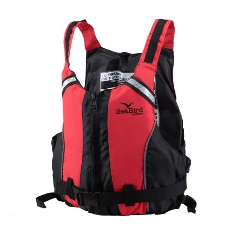 Туристичний рятувальний жилет для водних видів спорту SeaBird Plus Vest Junior жилет для каяка червоний-1