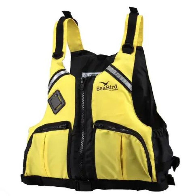 Туристичний рятувальний жилет для водних видів спорту SeaBird Pro Vest жилет для каяку XXL жовтий-2
