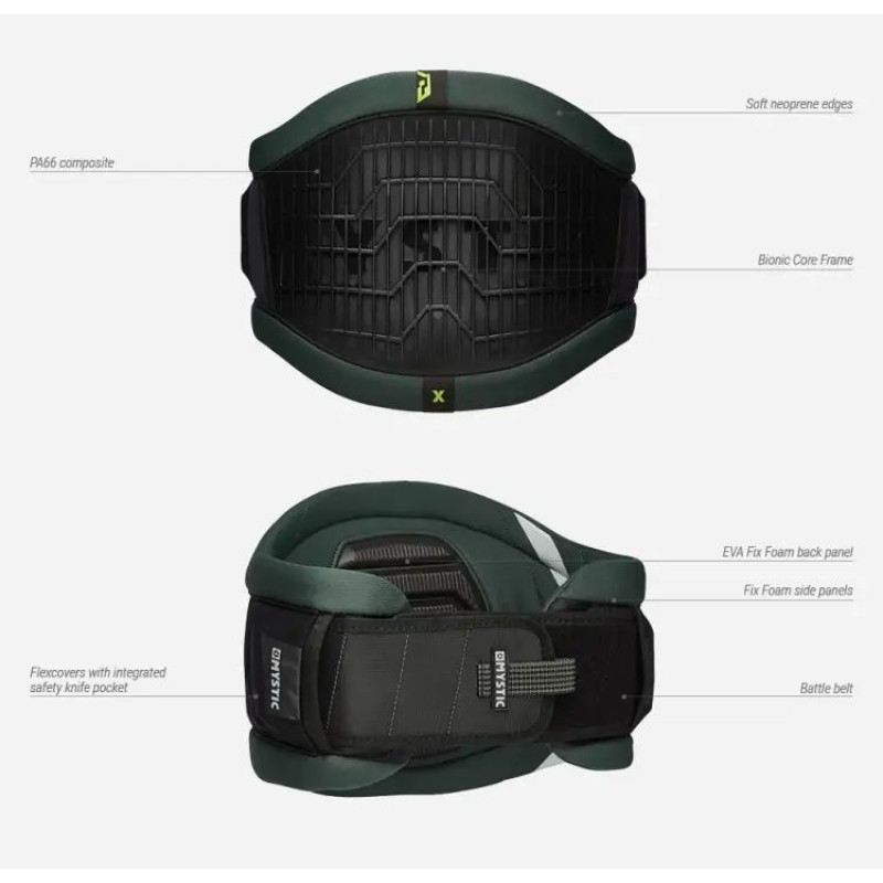 Кайтова трапеція Mystic Warrior X Waist Harness Black-1