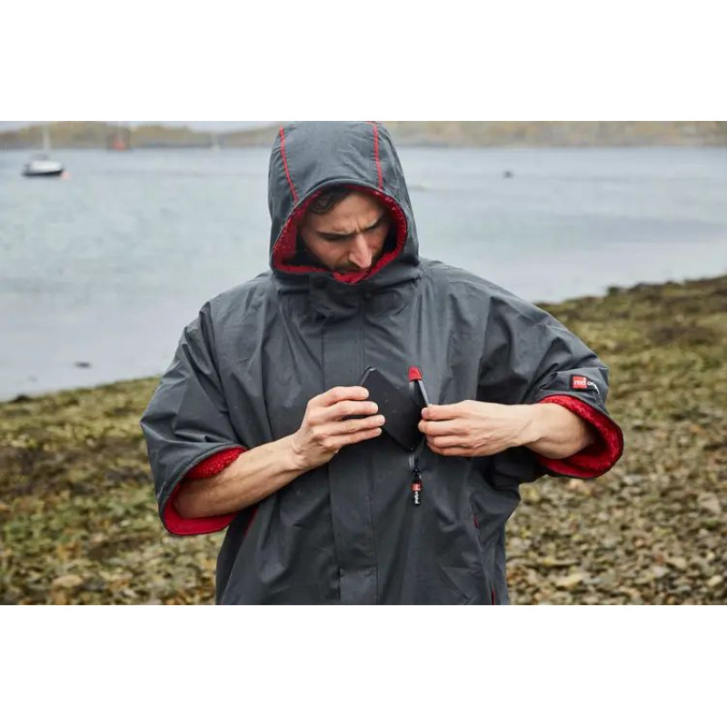 Водонепроникна куртка Red Original Men's Pro Change Robe Grey, M — для туристичних походів і аква походів-3