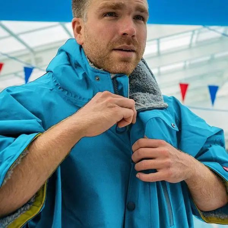 Водонепроникна куртка Red Original Men's Pro Change Robe Blue, M — для туристичних походів і аква походів-4