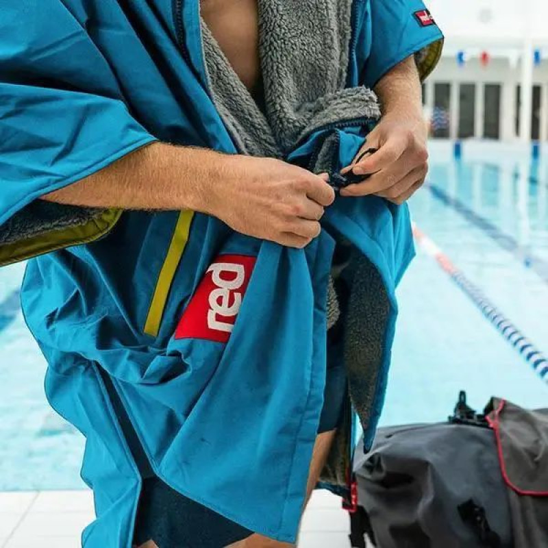 Водонепроникна куртка Red Original Men's Pro Change Robe Blue, M — для туристичних походів і аква походів-6