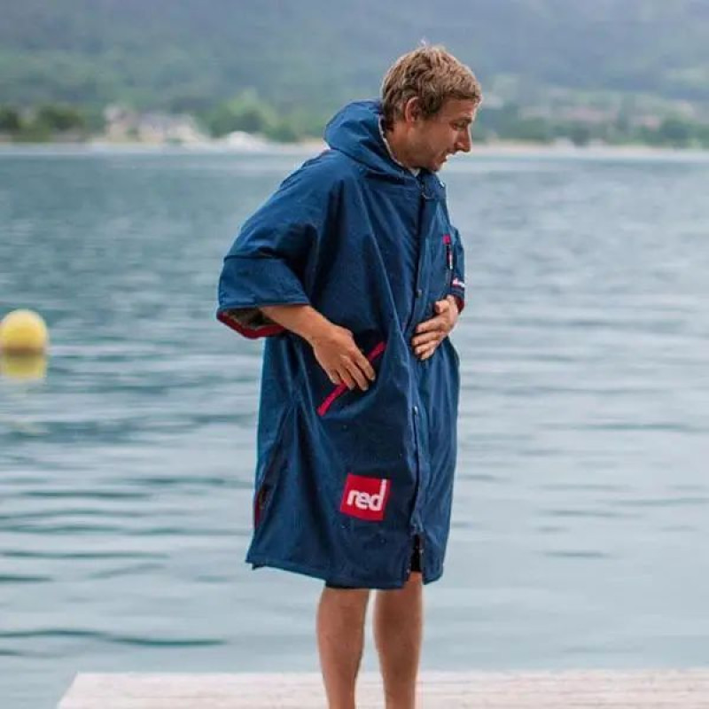 Водонепроникна куртка Red Original Men's Pro Change Robe, Navy L — для туристичних походів і аква походів-2
