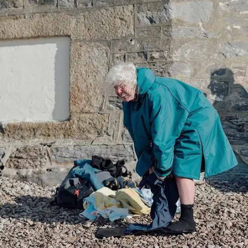 Водонепроникна куртка Red Original Pro Change Robe з довгим рукавом, Teal, M-1