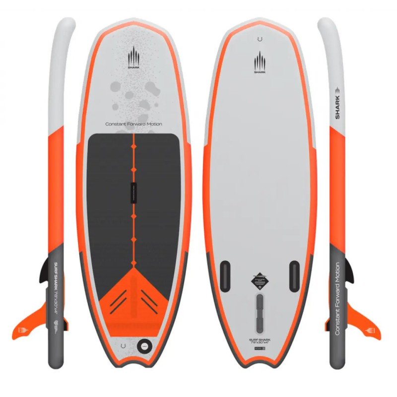 Сапборд SHARK All-Round Surf Pro 7'8 x 30 х 4" — надувна дошка для САП серфінгу, sup board-1