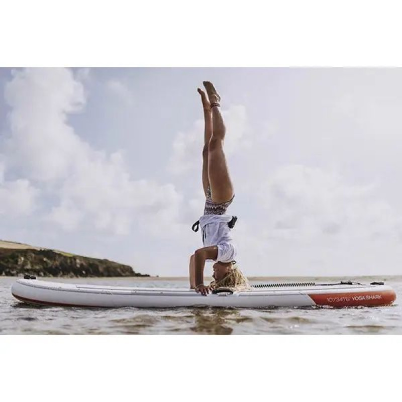 Сапборд SHARK Yoga 10" x 34 х 6" — надувна дошка для САП серфінгу, sup board-7
