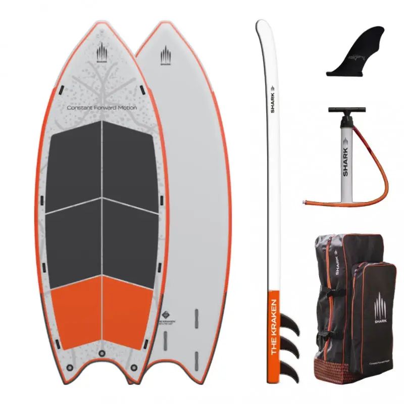 Сапборд Shark Whale 18' x 78" x 8" — надувна дошка для САП серфінгу, sup board-3