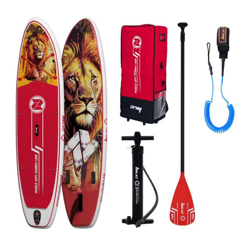 Сапборд Z-Ray 10'6" x 32" All Around Art Leo 2026 — надувна дошка для САП серфінгу, sup board