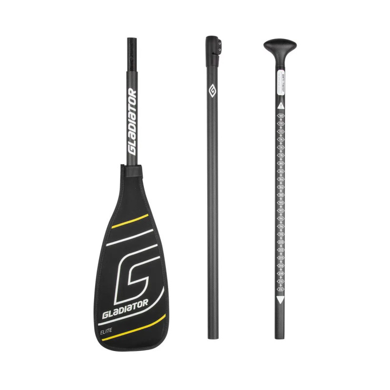 Весло для SUP карбонове розбірне Gladiator Elite Premium Race 3-pc-1