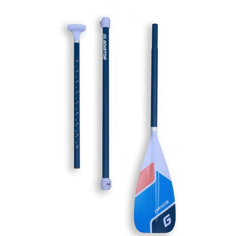 Весло для SUP розбірне Gladiator Origin Red 3-pc