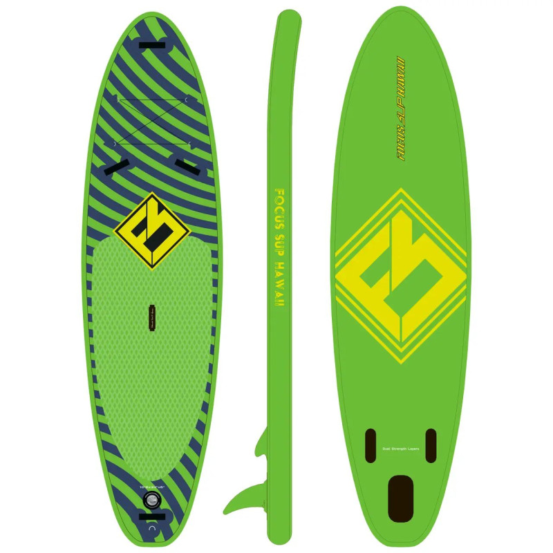 Сапборд Focus Sup Hawaii 10'8"х34"х6" Purple — надувна дошка для САП серфінгу, sup board